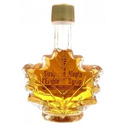 Golden Maple Syrup - Maple Leaf Glass Jar 50 ml