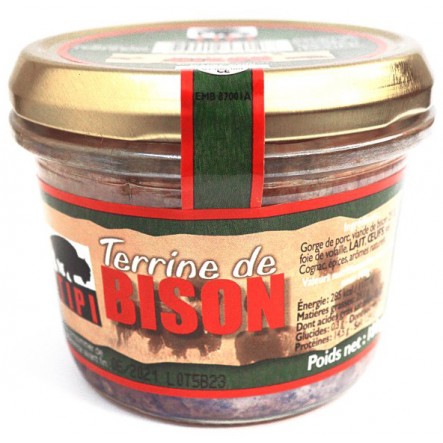 Terrina de bisonte 180 g