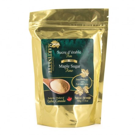 Sucre pur d'érable fin 500 g