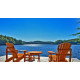 Sedia con braccioli Adirondack Muskoka