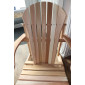 Sedia con braccioli Adirondack Muskoka