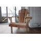 Sedia con braccioli Adirondack Muskoka