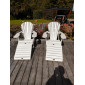 Sedia con braccioli Adirondack Muskoka