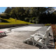 Set sedia con braccioli Athena Muskoka + poggiapiedi Athena Muskoka