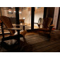 Sedia con braccioli Adirondack Muskoka