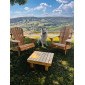 Mini table basse de jardin Adirondack Muskoka