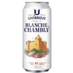 Cerveza clara Blanche de Chambly 473 ml - 5 °