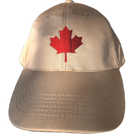 Casquette avec logo feuille d'érable