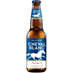 Cerveza clara Cheval blanc 341 ml - 5 °