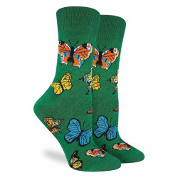Chaussettes femme coton Taille unique Butterflies