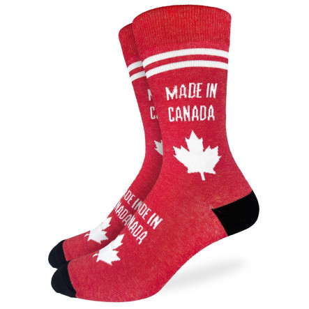Chaussettes homme coton Taille unique Made in Canada