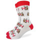 Chaussettes homme coton Taille unique Beaver waiving Canada flag